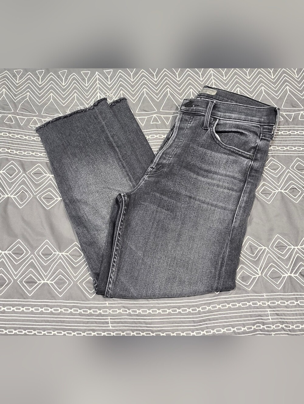 MOTHER The Tomcat Ankle Straight Leg Jean X Marks The Spot Size 26